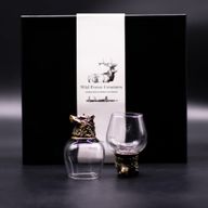 Gift Set of 6 Bottom Up Glasses (100ml) - Wild Forrest Creatures