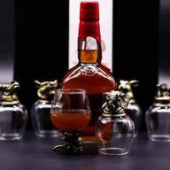 Gift Set of 6 Bottom Up Glasses (100ml) - Mystical Creatures