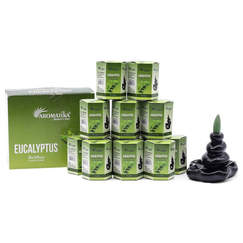 Aromatika Masala Backflow Incense - Eucalyptus