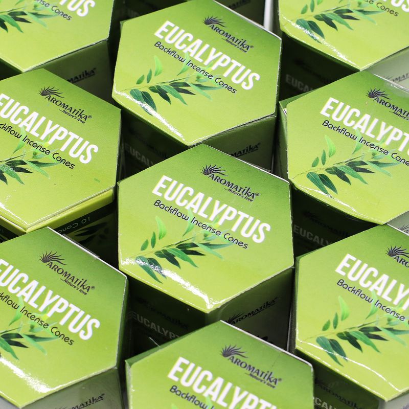 Aromatika Masala Backflow Incense - Eucalyptus