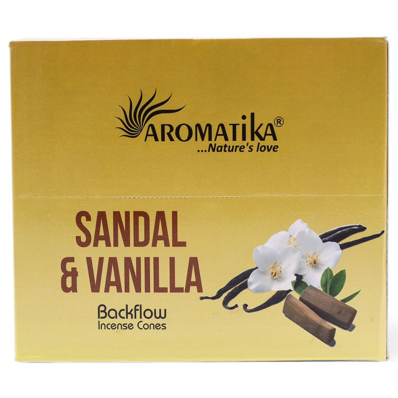 Aromatika Masala Backflow Incense - Sandalwood & Vanilla