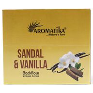 Aromatika Masala Backflow Incense - Sandalwood & Vanilla