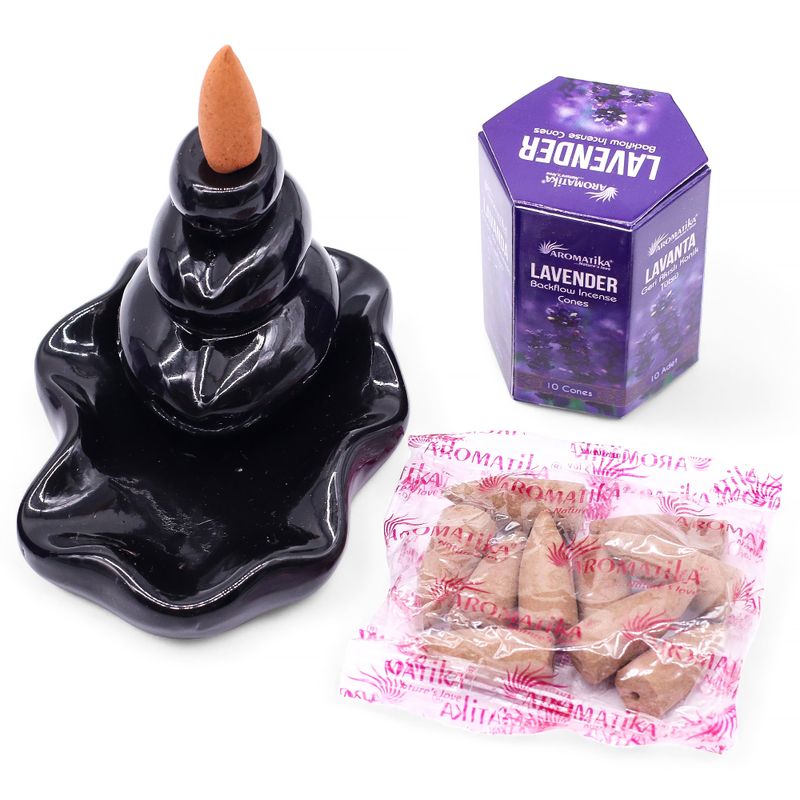 Aromatika Masala Backflow Incense - Lavender