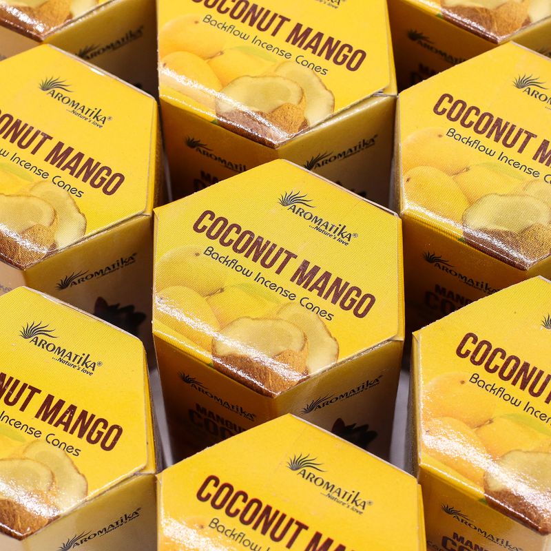 Aromatika Masala Backflow Incense - Coconut & Mango
