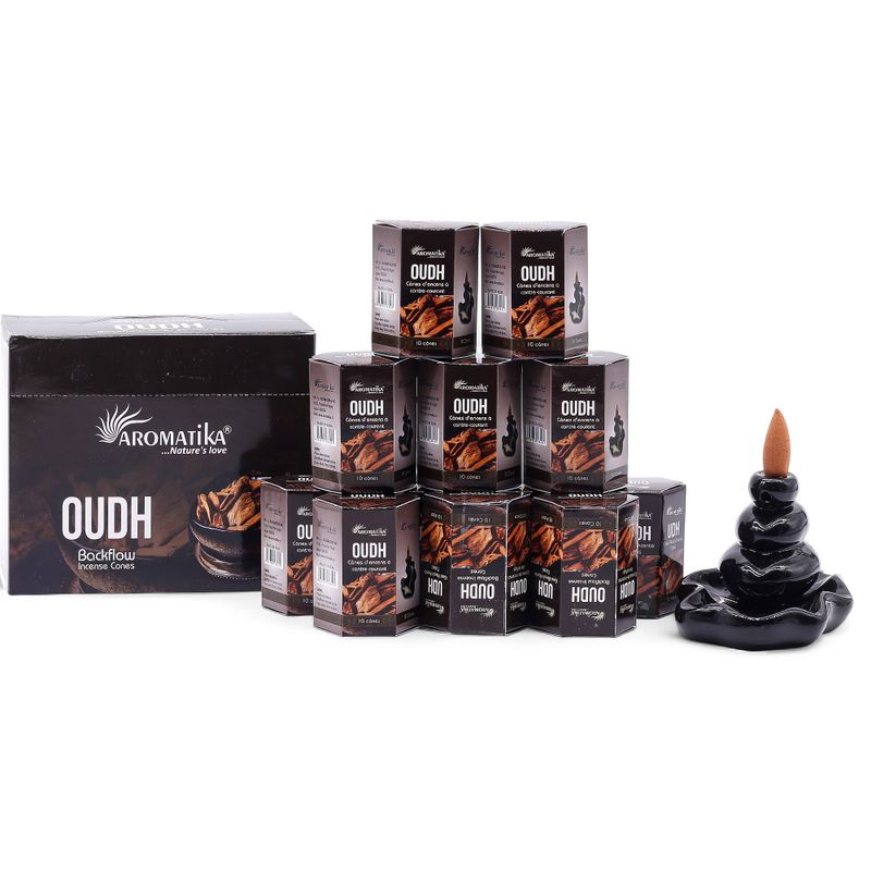 Aromatika Masala Backflow Incense - Oudh