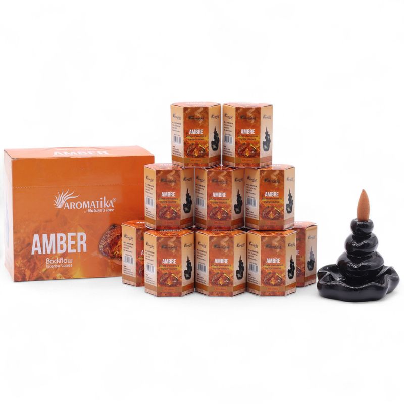 Aromatika Masala Backflow Incense - Amber