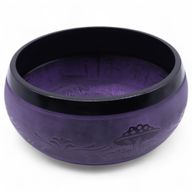Extra Loud - Mushroom Singing Bowl - 23x10.5cm 1.3kg - Purple Haze