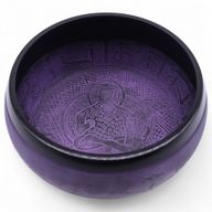 Extra Loud - Mushroom Singing Bowl - 23x10.5cm 1.3kg - Purple Haze