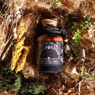 Ancient Witch Bath Spell Potion & Citrine Crystal Amulet - Success