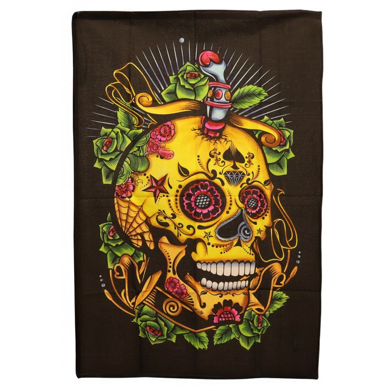 Cotton Wall Art (70x110cm) - Dead of the Dead Skull