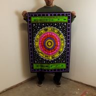 Cotton Wall Art (70x110cm) - Zodiac Colorful