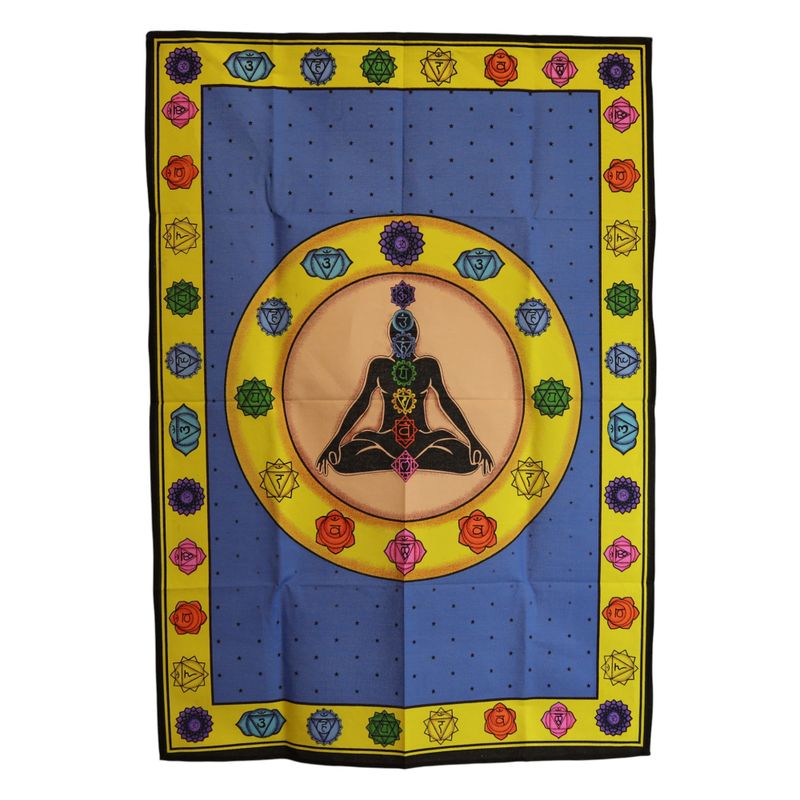 Cotton Wall Art (70x110cm) - Chakra Vibrant