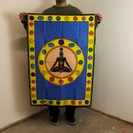 Cotton Wall Art (70x110cm) - Chakra Vibrant