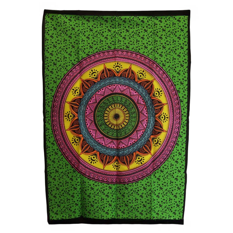 Cotton Wall Art (70x110cm) - Mandala Vibrant