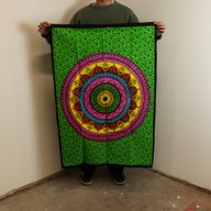 Cotton Wall Art (70x110cm) - Mandala Vibrant