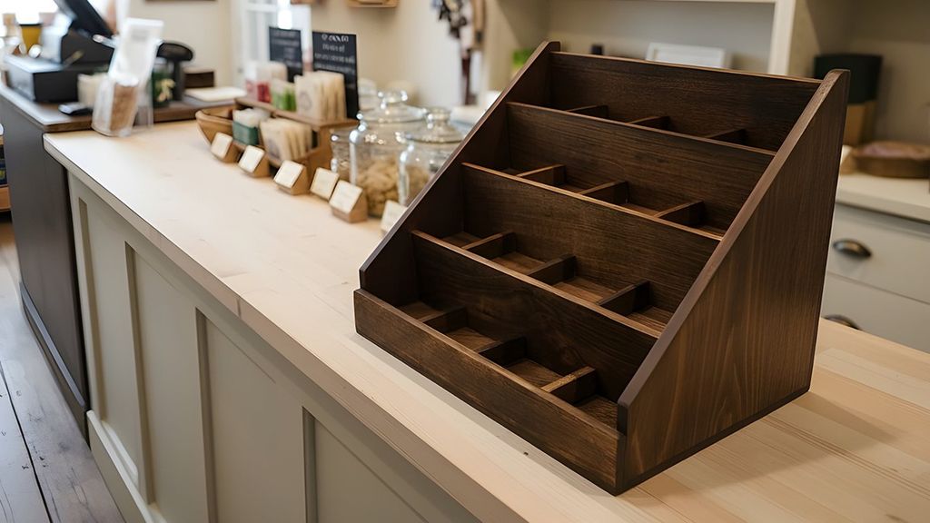 Retail Wooden Display Stand