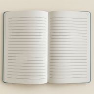 Light Blue Velvet Note Book - 80 pages - Embrace the Journey