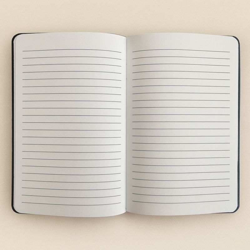 Dark Green Velvet Note Book - 80 pages - Make it Happen