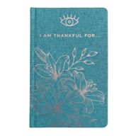 Blue & Silver Gratitude Journal - 120 pages -  I am Thankful For