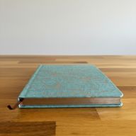 Blue & Silver Gratitude Journal - 120 pages -  I am Thankful For