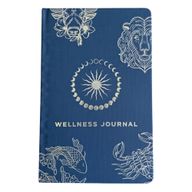 Midnight Blue & Silver Wellbeing Journal  - 120 pages - Zodiac Signs