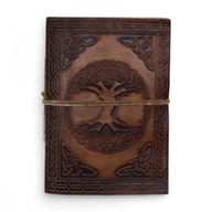 Assorted Medium Esoteric Leather Notebooks (5x3.5") - Display Case