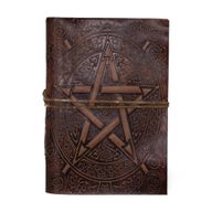 Assorted Medium Esoteric Leather Notebooks (5x3.5") - Display Case