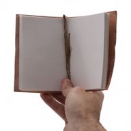 Assorted Medium Esoteric Leather Notebooks (5x3.5") - Display Case