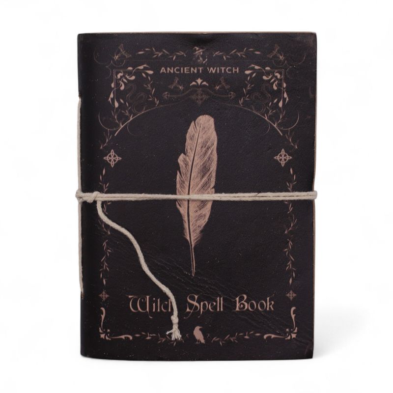Assorted Ancient Witch Ritual Notebooks - Leather (6x4.5") - Display Case