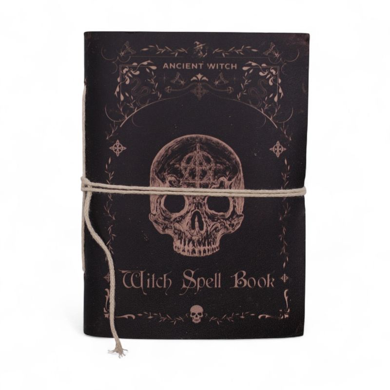 Assorted Ancient Witch Ritual Notebooks - Leather (6x4.5") - Display Case