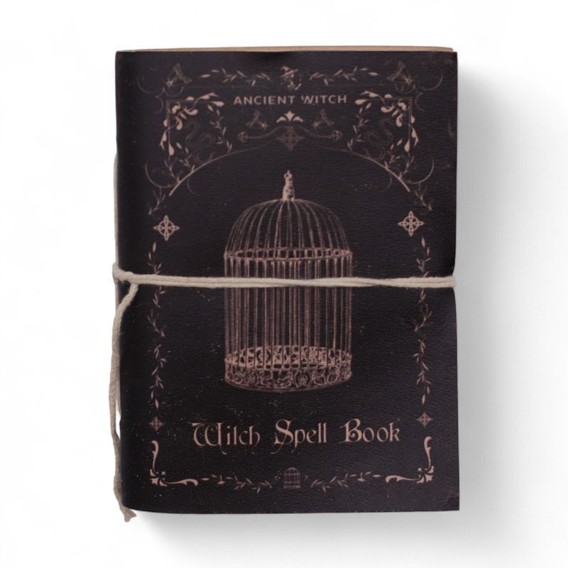Assorted Ancient Witch Ritual Notebooks - Leather (6x4.5") - Display Case