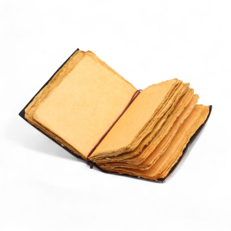 Fat Deckled Edge Leather Notebook (5x3.5") - Every Day May Not Be Good