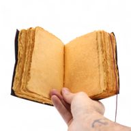 Fat Deckled Edge Leather Notebook (5x3.5") - Every Day May Not Be Good