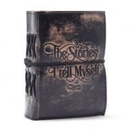Fat Deckled Edge Leather Notebook (5x3.5") - The Stories I Tell Myself