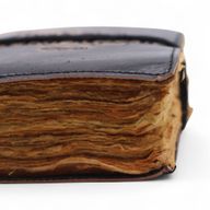 Fat Deckled Edge Leather Notebook (5x3.5") - The Stories I Tell Myself