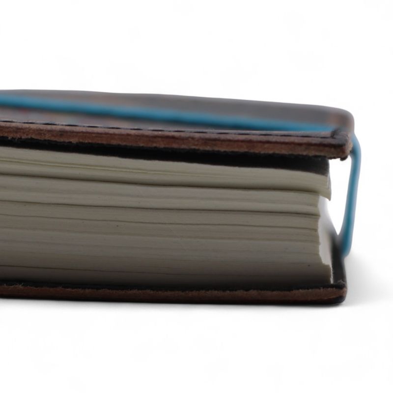Leather Printed Notebook (7x5") - My Chakras Are Aligned AF - 200 Pages