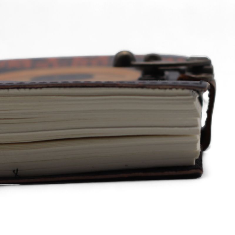 Leather Printed Notebook (7x5") - Stop Doomscrolling - 200 Pages