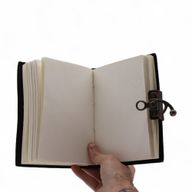 Leather Printed Notebook (7x5") - Stop Doomscrolling - 200 Pages