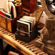 Assorted Ancient Witch Ritual Notebooks - Leather (6x4.5") - Display Case