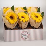 Ready to Retail Soap Flowers - Single Sunflower Bouquet