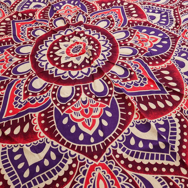 Large Mandala Roundie Art (180cm) - Pink & Purple