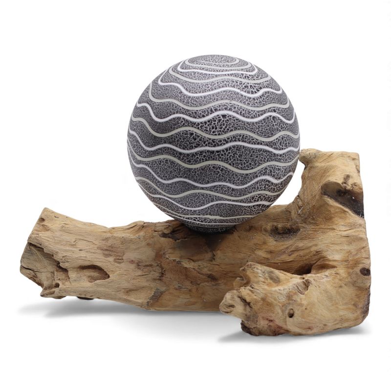 Drift Glow Lamp Grey Luna Shade - EU Plug