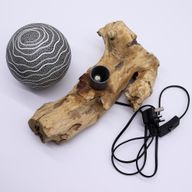 Drift Glow Lamp Grey Luna Shade - EU Plug