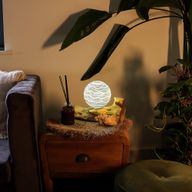 Drift Glow Lamp Grey Luna Shade - EU Plug