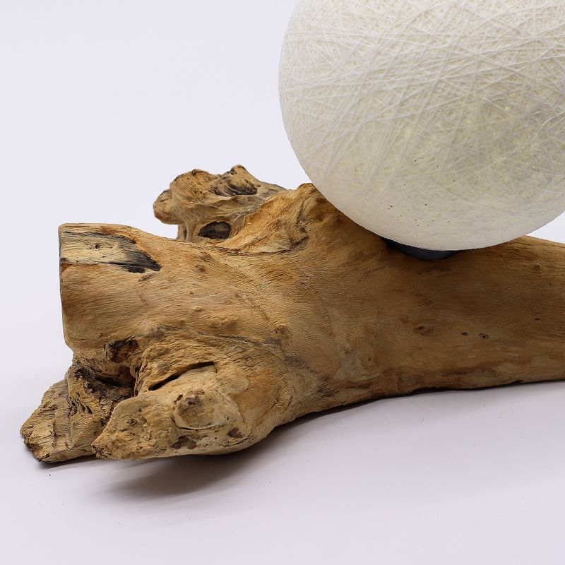 Drift Glow Lamp Cotton Luna Ivory Shade - EU Plug