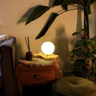 Drift Glow Lamp Cotton Wrap Cream Shade - EU Plug