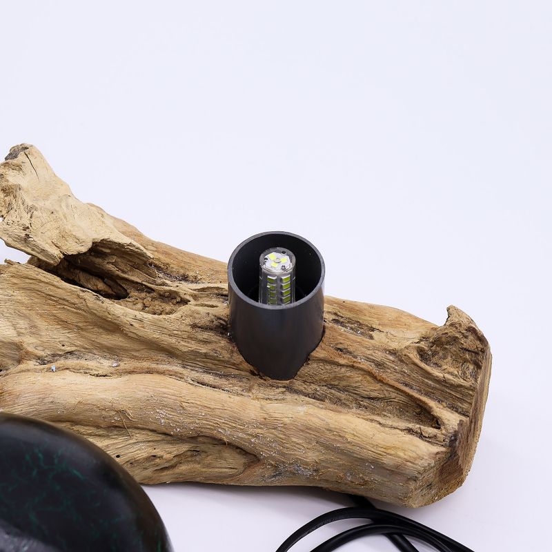 Drift Glow Lamp Emerald Crackle Shade - EU Plug