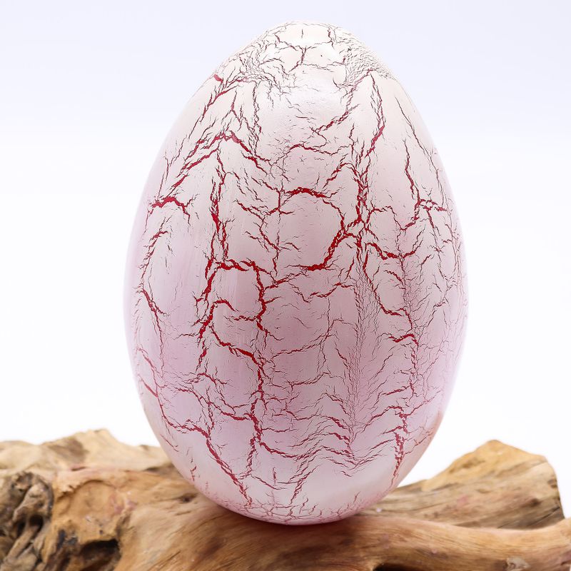 Drift Glow Lamp Crackle Fire Egg Shade - Orange - EU Plug