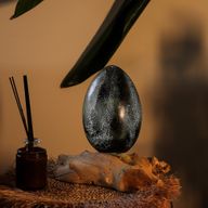 Drift Glow Lamp Crackle Lava Egg Shade - Grey - EU Plug