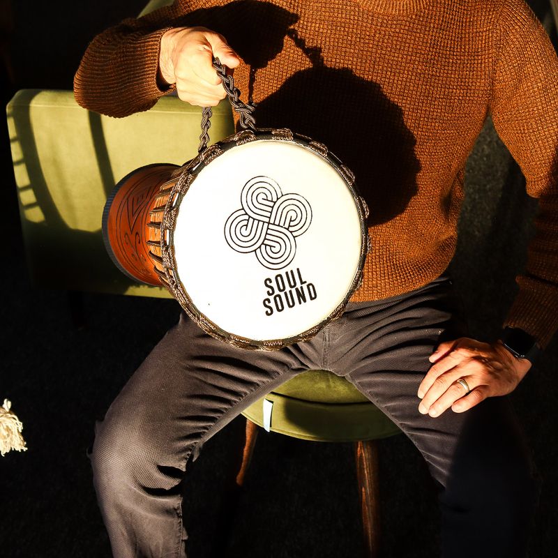 Large Pro Djembe Drum - Soul Sound (low) - 50cm (22cm Diia)